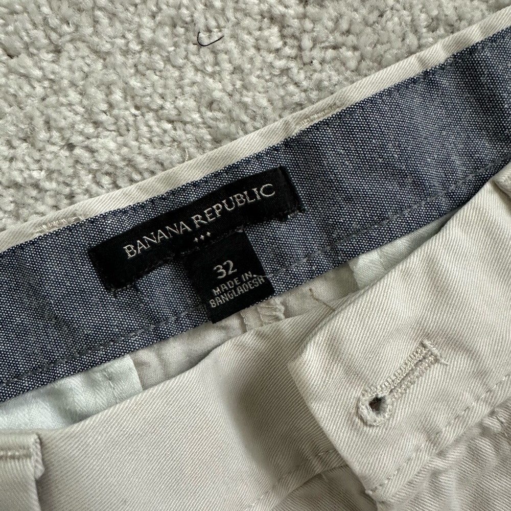 Banana Republic Cream Chinos